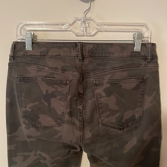 DL1961 Florence Ankle Skinny Jeans Mid Rise Instasculpt Camo Fort Green Size 29 - Picture 6 of 15